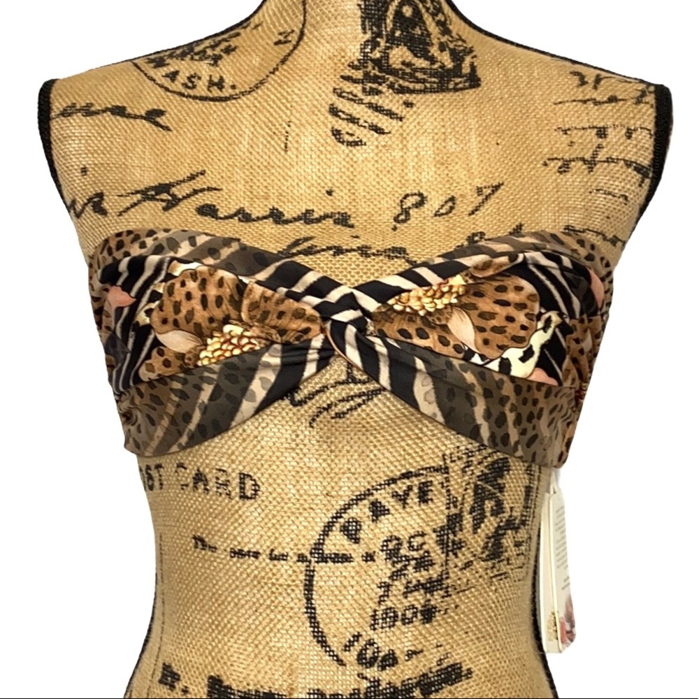 Agua Bendita Leopard Print Bikini - Picture 2 of 13